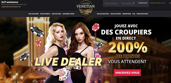 Gagnez de l'argent sur Casino Venetian